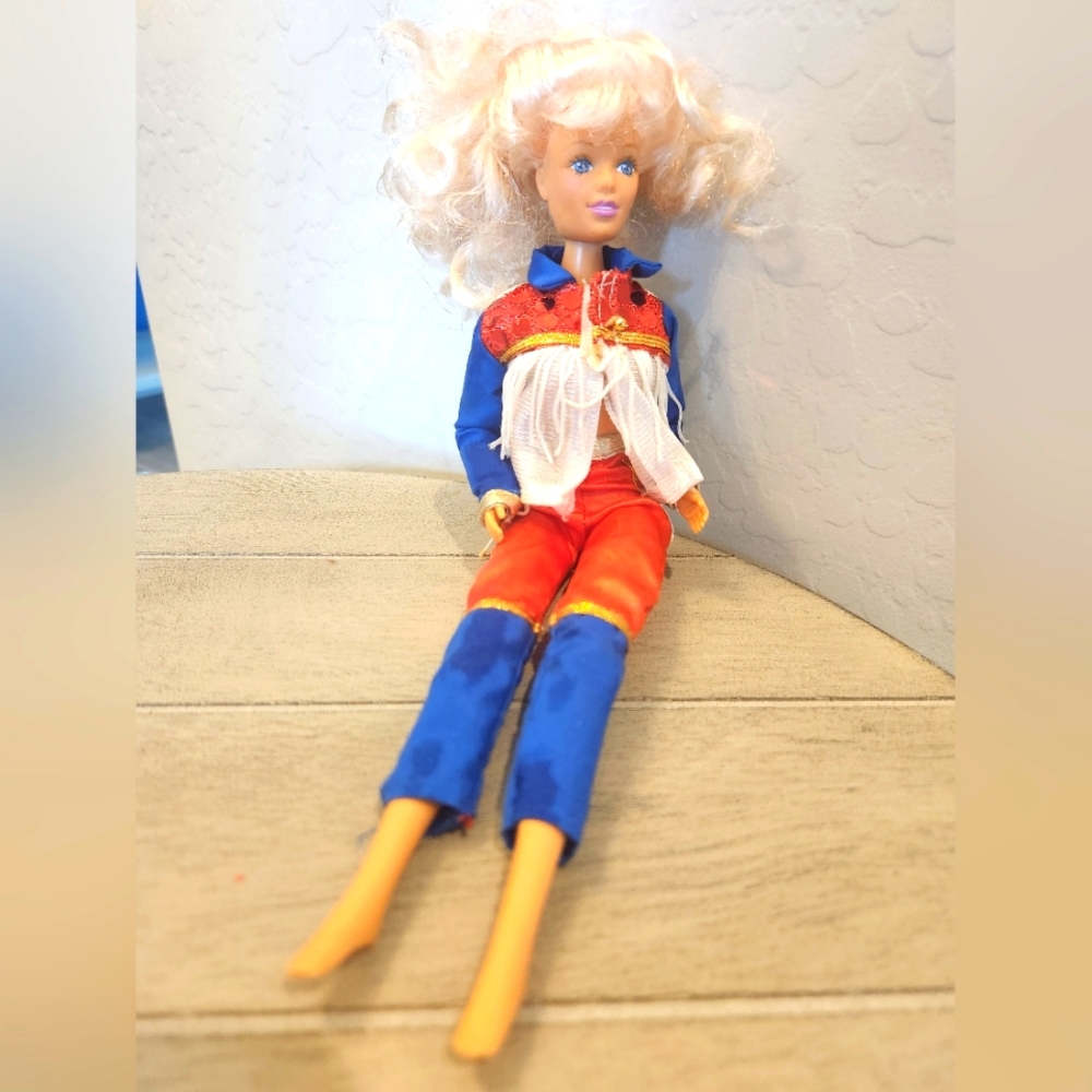 Kid Kore Blonde America Red White and Blue Barbie